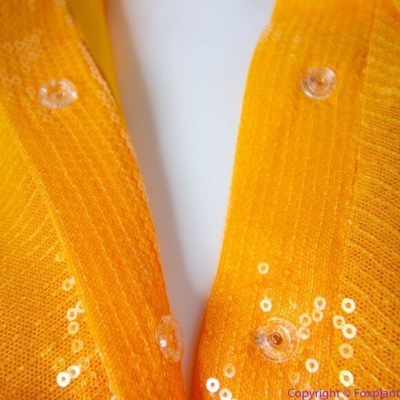 NEW Eloquii Ombre Sequin Midi Dress Orange Pink, size 22 - Picture 13 of 16